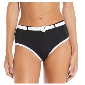 SOLID & STRIPED The Alden Bikini Bottom Women's Size XL Butterluxe Blackout